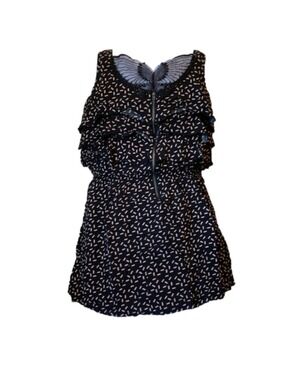 Material Girl lace butterfly Summer Dress black pink small